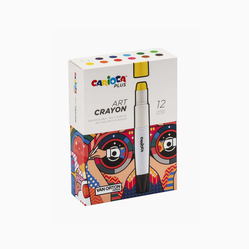 Carioca Plus Art Crayons Uds Solid Poster Paint Carioca