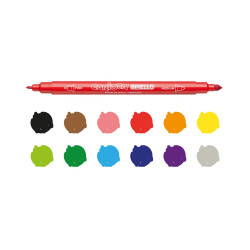 CARIOCA Oops Penne Colorate| Set Penne Cancellabili Colori Assortiti - 6  Pezzi
