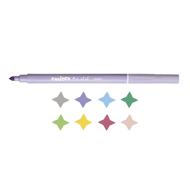 pastel felt pens