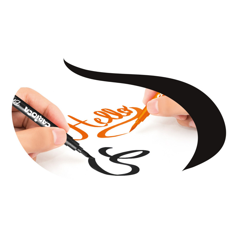 42968 - CARIOCA - Pennarelli SUPER BRUSH 20 pz - Rotuladores super brush - Felt tip pens super brush - feutres super brush 42968 - CARIOCA - Pennarelli SUPER BRUSH 20 pz - Rotuladores super brush - Felt tip pens super brush - feutres super brush