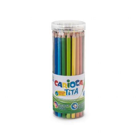 Crayons de couleur Carioca Tita Multicouleur 80 Pièces