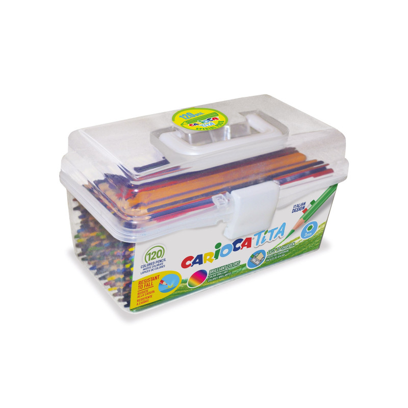 Témperas y acuarelas Kit de Colores para Niños: Rotuladores CARIOCA SET SUPER LAVABLE 41 Unidades 53221 