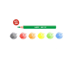 42322 - CARIOCA - Matite Colorate Mini in Resina TITA 6 pz - Lápices - Pencils -  Crayons