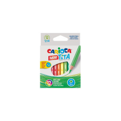 42323 - CARIOCA - Matite Colorate Mini in Resina TITA 12 pz - Lápices - Pencils -  Crayons