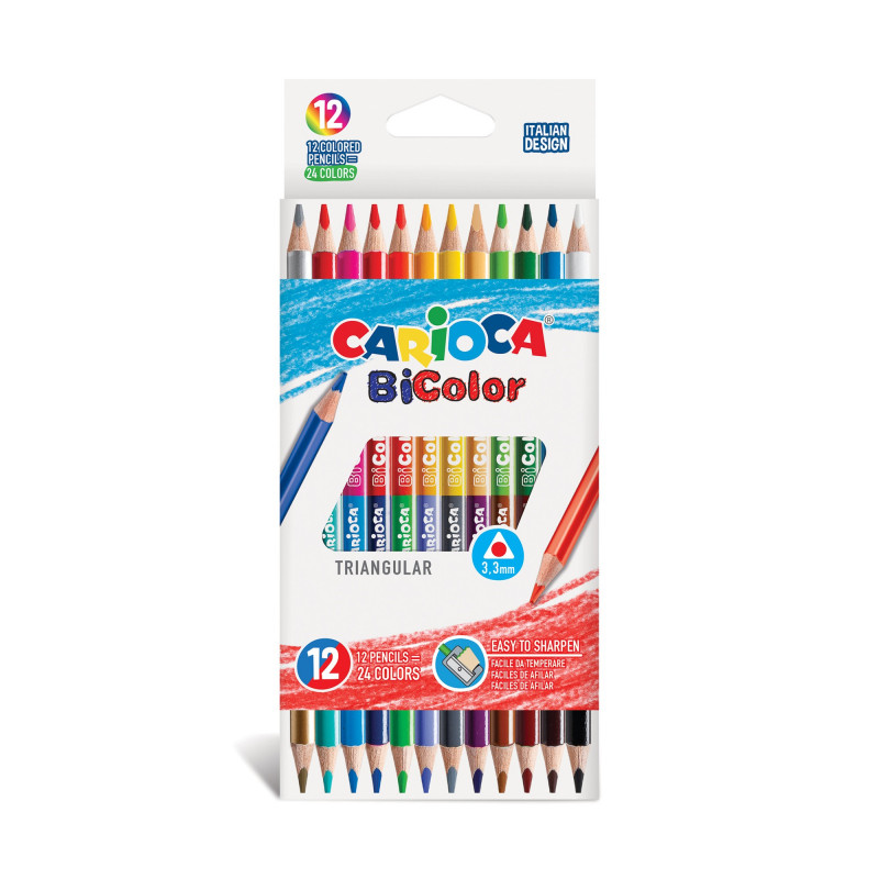 Carioca Matte Colorate Colouring Pencil Pack of 12 