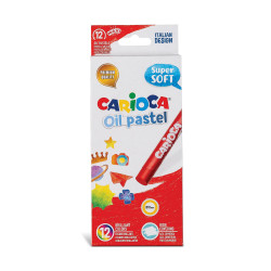 43277 - CARIOCA - Pastelli Olio 12 pz - Pasteles al Óleo -  Oil pastels - Pastels à L'Huile