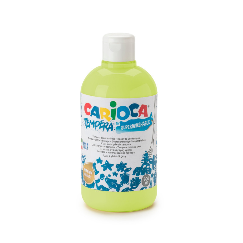 Tempera Pronta in bottiglia 500 ml Giallo Limone - 1 pz Tempera Pronta in bottiglia 500 ml Giallo Limone - 1 pz