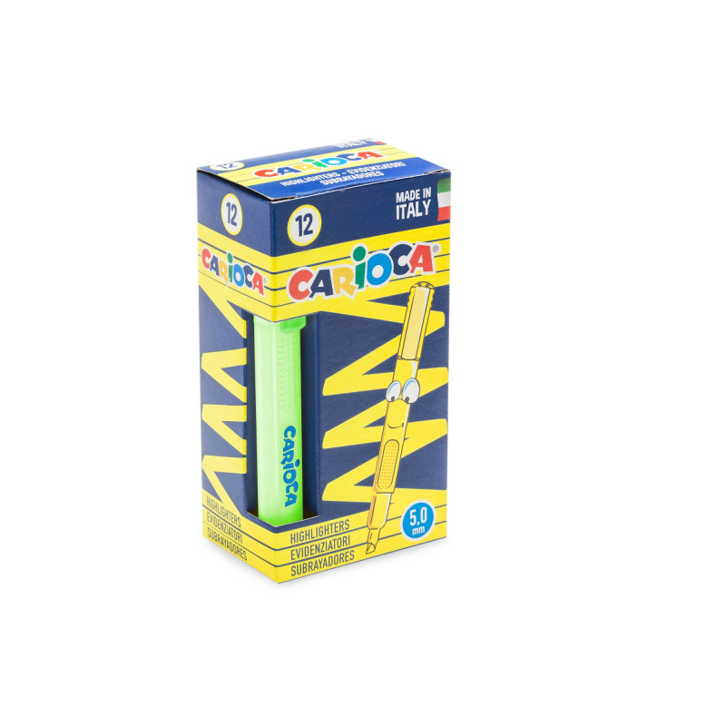 42874/38 - CARIOCA - Evidenziatori MEMEORY Verde 12 pz - Subrayadores -Highlighters - Surligneurs 42874/38 - CARIOCA - Evidenziatori MEMEORY Verde 12 pz - Subrayadores -Highlighters - Surligneurs
