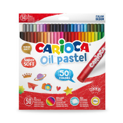 43286 - CARIOCA - Pastelli Olio 50 pz - Pasteles al Óleo -  Oil pastels - Pastels à L'Huile