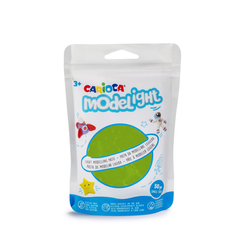42686/07 - CARIOCA - Pasta da modellare Verde Chiaro - Pasta de Modelar - Modelling Paste - Pâte à Modeler 42686/07 - CARIOCA - Pasta da modellare Verde Chiaro - Pasta de Modelar - Modelling Paste - Pâte à Modeler