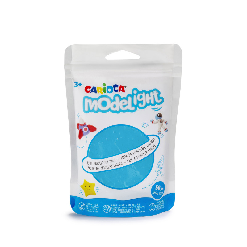 42686/10 - CARIOCA - Pasta da modellare Azzurro - Pasta de Modelar - Modelling Paste - Pâte à Modeler 42686/10 - CARIOCA - Pasta da modellare Azzurro - Pasta de Modelar - Modelling Paste - Pâte à Modeler