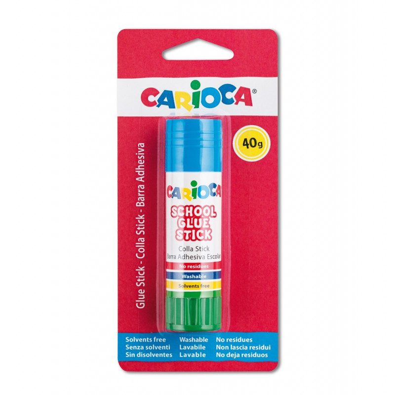 42933 - CARIOCA - Colla Stick 40 gr 1 pz - Pegamento de Barra - Glue Stick - Bâtons de Colle