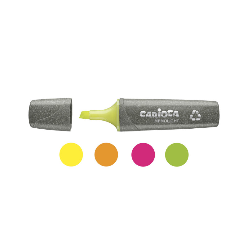 43098 - CARIOCA - Evidenziatori Eco Family - Subrayadores Eco Family - Highlighters Eco Family - Surligneurs Eco Family 43098 - CARIOCA - Evidenziatori Eco Family - Subrayadores Eco Family - Highlighters Eco Family - Surligneurs Eco Family