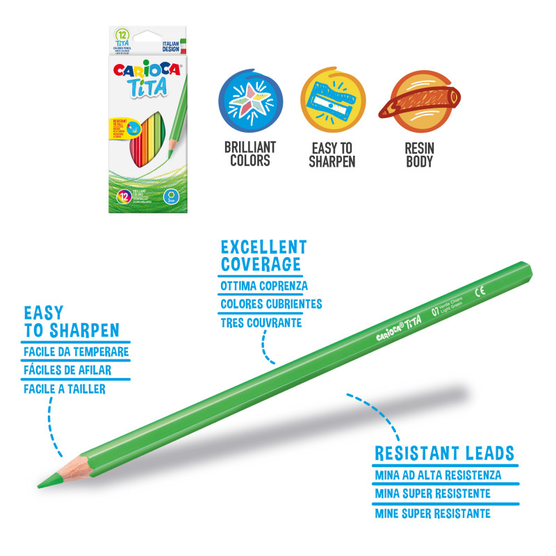 53217 - CARIOCA - Set Easy School - 40 Pz 53217 - CARIOCA - Set Easy School - 40 Pz