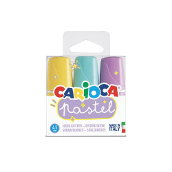43168 - CARIOCA - Evidenziatori Pastel - Subrayadores Pastel - Highlighters Pastel - Surligneurs Pastel