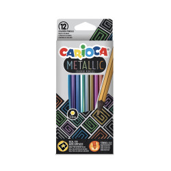 43164 - CARIOCA - Matite Metalliche - Metallic Pencils - Crayons Metallic - Lápices Metálicos