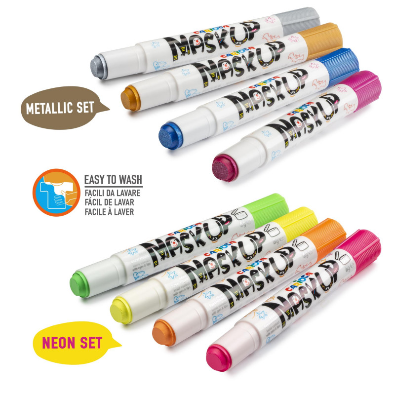 53290 - CARIOCA - Set Mask Up Metallic + Neon 53290 - CARIOCA - Set Mask Up Metallic + Neon