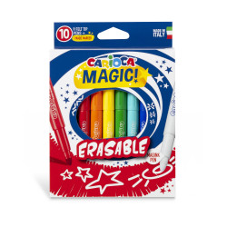 43182 - CARIOCA - Pennarelli Magici Erasable 10 Pz - Rotuladores mágicos - Magic Felt tip pens - Feutres magiques