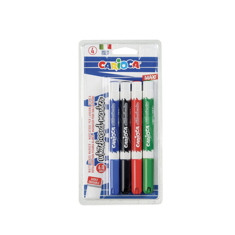 Whiteboard Markers Maxi Tip - 4 Pcs WHITEBOARD CARIOCA