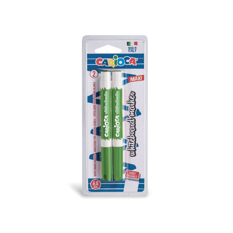 Marcatore Lavagna Bianca Punta Maxi Verde - 2 pz Marcatore Lavagna Bianca Punta Maxi Verde - 2 pz