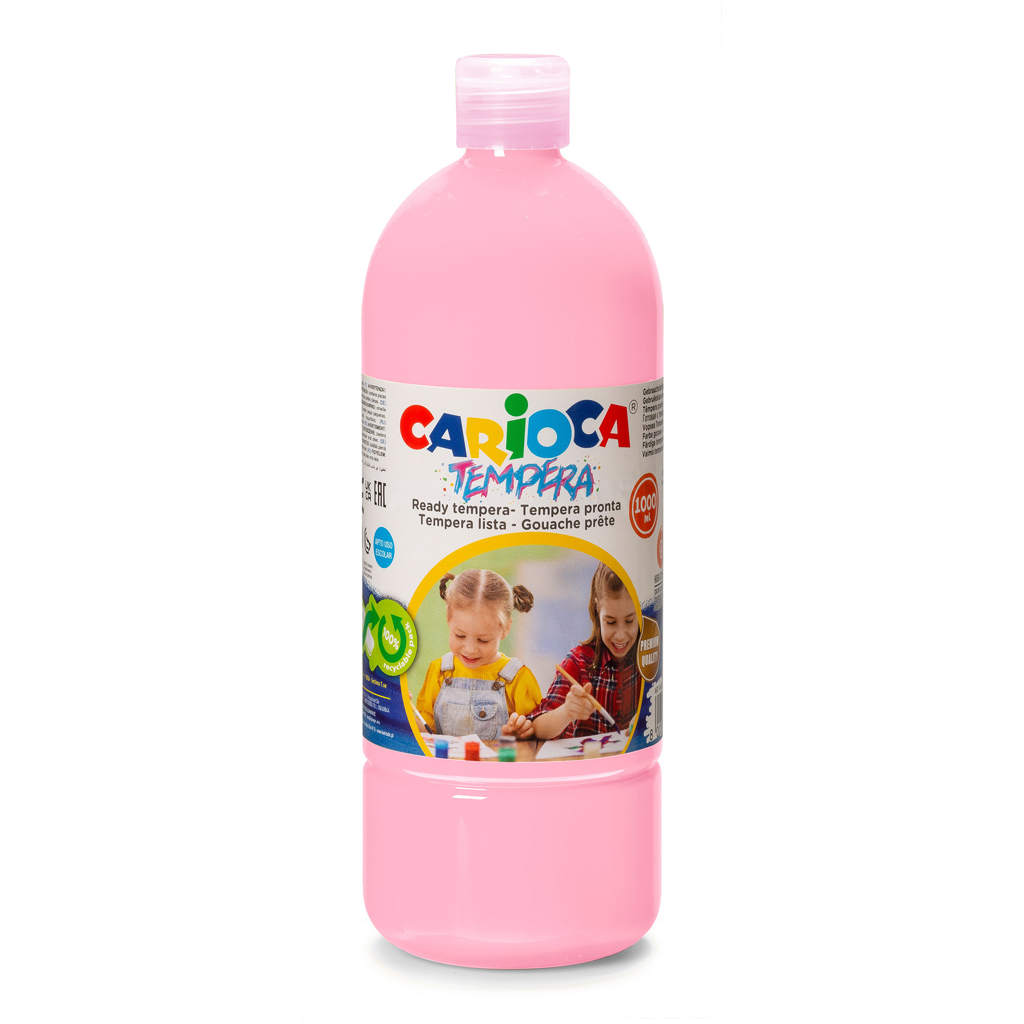 Carioca Bottiglia di tempera 250 ml. Nero Carioca 40424/02 - Juguetilandia