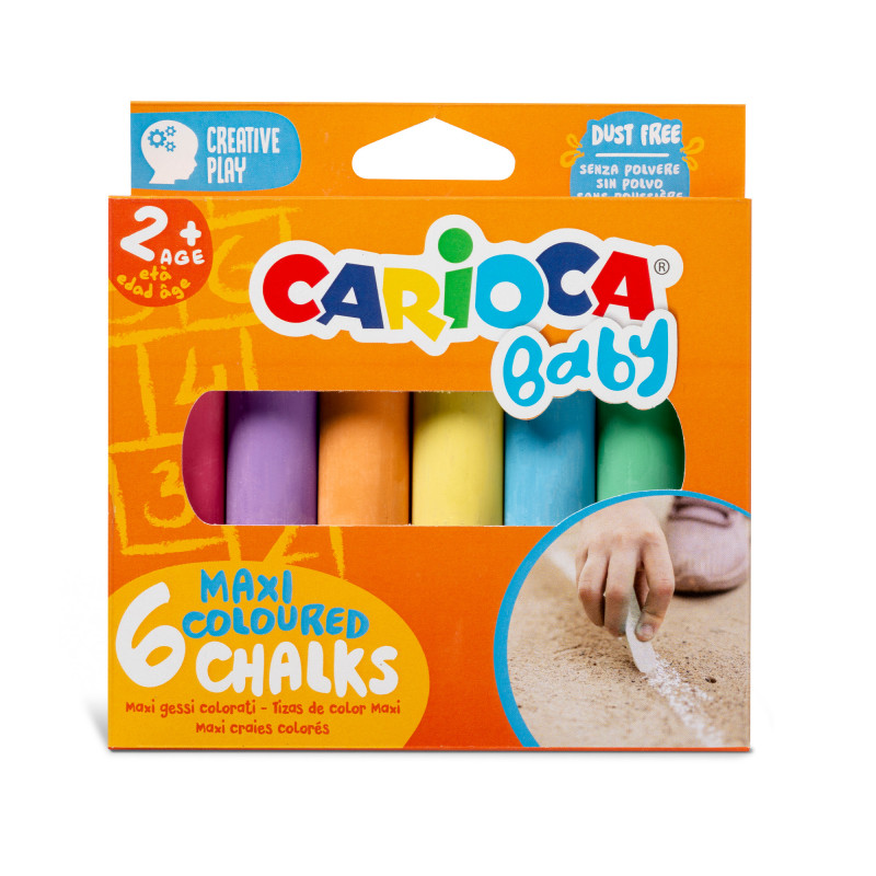 Puzzle da Colorare Carioca Baby con 8 Pennarelli Superlavabili Inclusi per  Bambini e Bambine dai Due Anni in Su