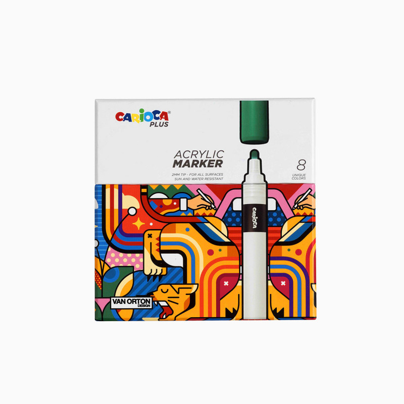 Acrylic Marker Kit 8pcs