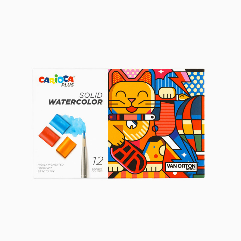 Papier Aquarelle CARIOCA Plus - Grain Rugueux, 300 G/m², Format A4, 20 Feuilles, Fabriqué En Italie