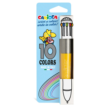 10 Colors Pen Vintage - Random Color BALL POINT PENS CARIOCA