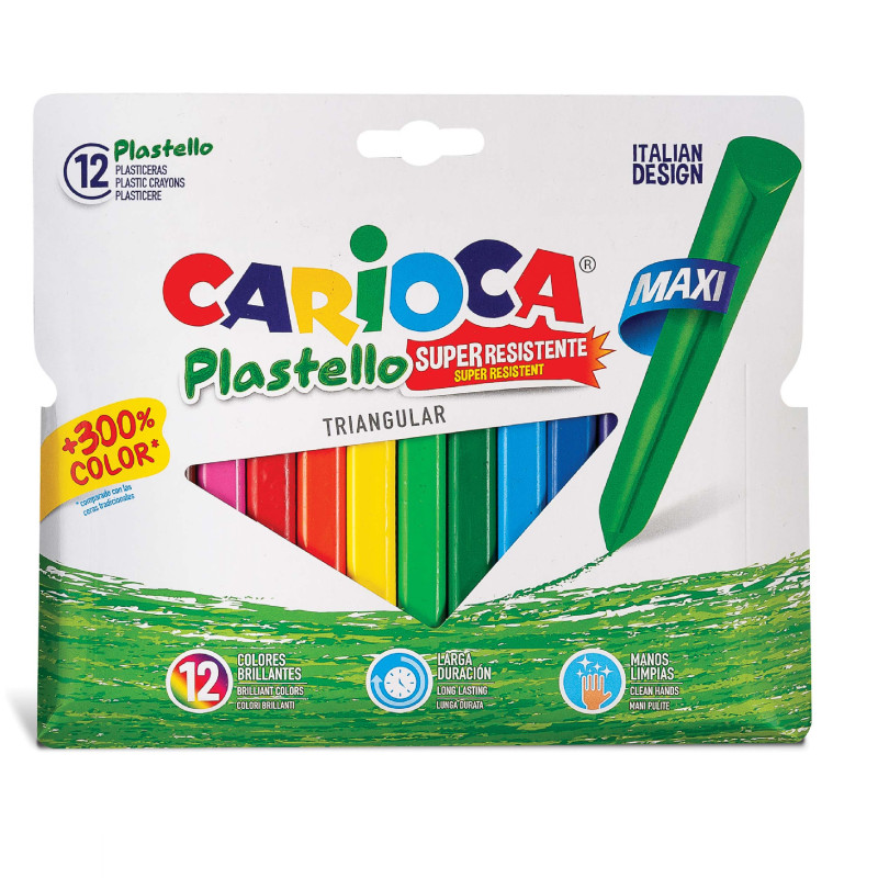 Pencils color thickened Carioca Tita maxi 12 colors, plastic 42789
