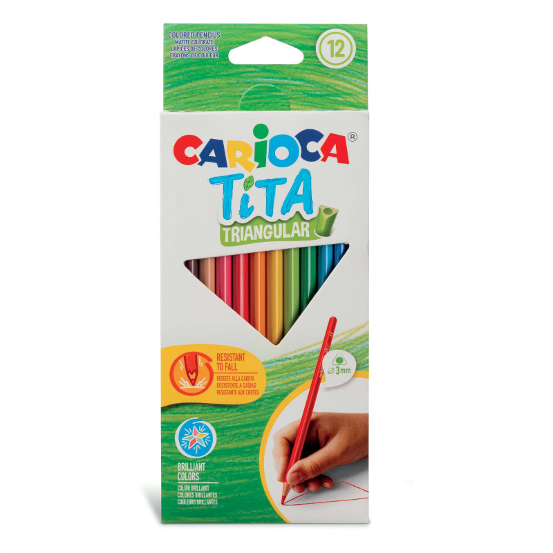 Matite colorate Carioca Tita: assortiti, cf. da 12 u. • KartoClick
