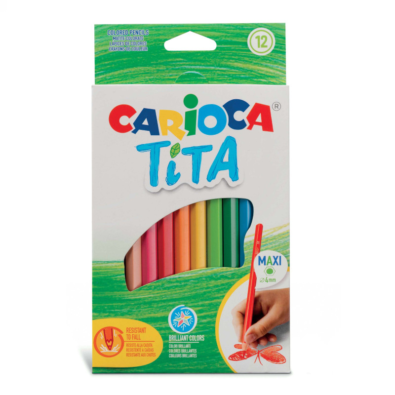 Pastelli colorati Carioca Tita Cf.18 » Il QuadrifoglioWeb