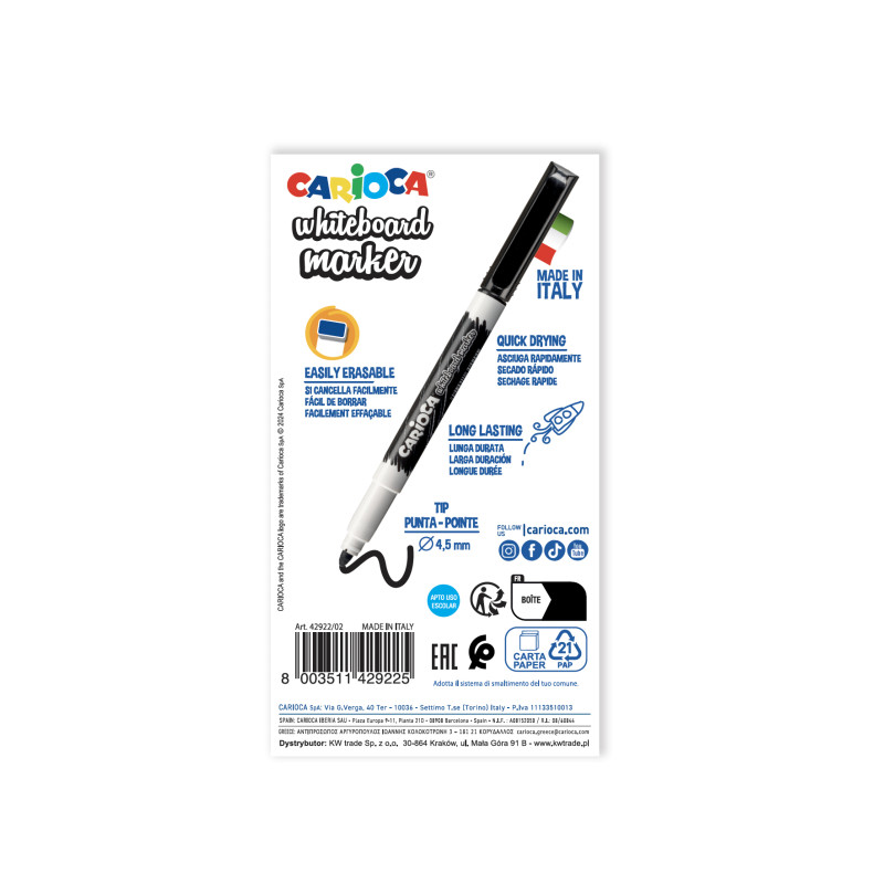 Lavagna Magnetica Bianca Su Ruote Telaio In Alluminio Cancellabile Su - Foto 9