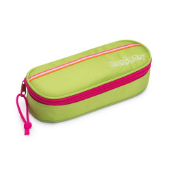 23172/GREEN - CARIOCA - Astuccio Pouch Fluo Verde Vuoto - Estuche - Pencil case - Trousse