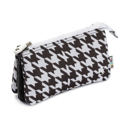 23284/PIEDPOULE - CARIOCA - Astuccio Multi-Tasche - Estuche Multi-Espacio - Multi-Pocket Pencil Case - Trousse Multi-Poches