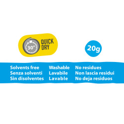 42935 - CARIOCA - Colla Stick 20 gr 12 pz - Pegamento de Barra - Glue Stick - Bâtons de Colle