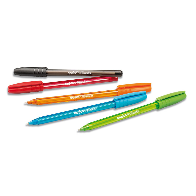 42774 - CARIOCA - Penna a Sfera Colorata FIORELLA 6 pz - Bolígrafos de Colores - Colored Pens - Stylo de Couleur 42774 - CARIOCA - Penna a Sfera Colorata FIORELLA 6 pz - Bolígrafos de Colores - Colored Pens - Stylo de Couleur
