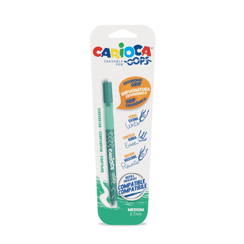 PENNA CARIOCA OOPS EASY CANCELLABILE CON TAPPO DISPLAY 30 PENNE 41046