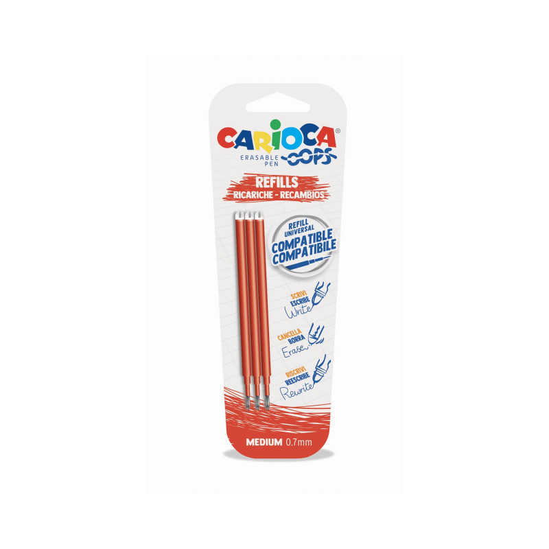 43041/03 - CARIOCA - Ricariche penna Oops - Recambios bolígrafo Oops - Refill Oops Pen - Recharge Stylo Ooops 43041/03 - CARIOCA - Ricariche penna Oops - Recambios bolígrafo Oops - Refill Oops Pen - Recharge Stylo Ooops