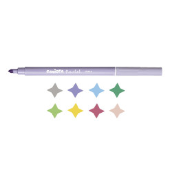 43032 - CARIOCA - Pennarelli Pastel 8 Pz - Rotuladores pastel - Felt tip pens pastel - Feutres pastel
