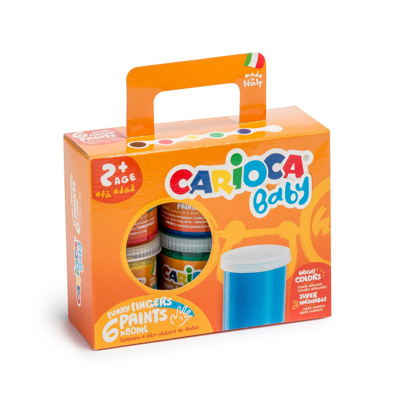 Ceras de colores con forma de oso Carioca Baby Maletín x 48 unidades