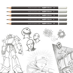 42946 - CARIOCA - Matite Grafite BLACK HB 12 pz - Lápices de Grafito - Graphite Pencils - Crayons Graphite