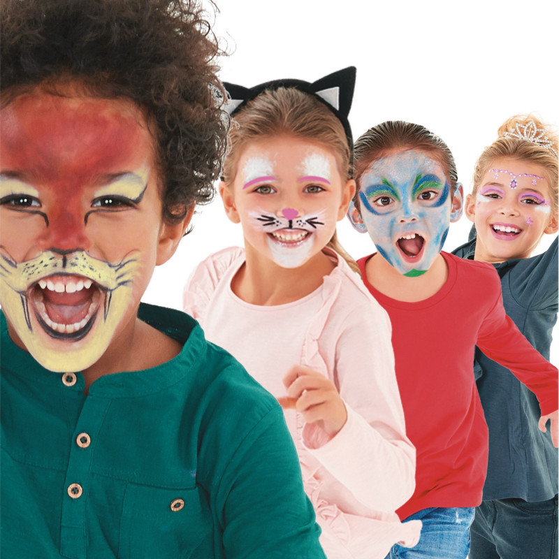 43052 - CARIOCA - Colori per la pelle MASK UP PARTY 6 pz - Colores para la piel - Face paint - Peintures pour le visage 43052 - CARIOCA - Colori per la pelle MASK UP PARTY 6 pz - Colores para la piel - Face paint - Peintures pour le visage