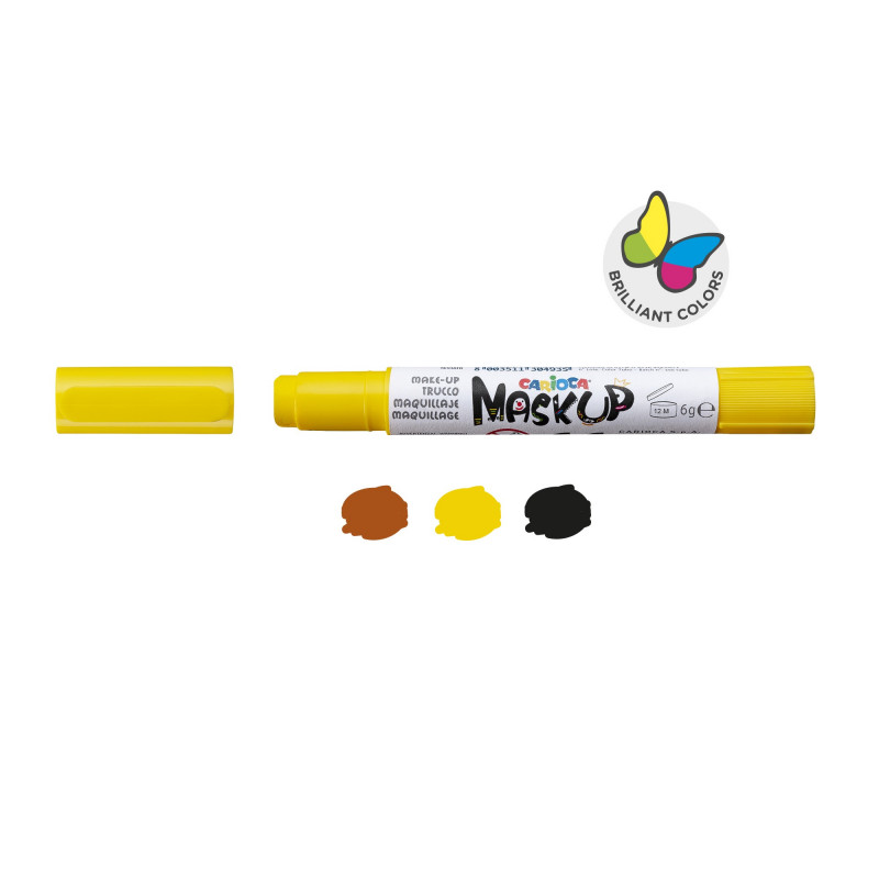 43048 - CARIOCA - Colori per la pelle MASK UP ANIMALS 3 pz - Colores para la piel - Face paint - Peintures pour le visage 43048 - CARIOCA - Colori per la pelle MASK UP ANIMALS 3 pz - Colores para la piel - Face paint - Peintures pour le visage