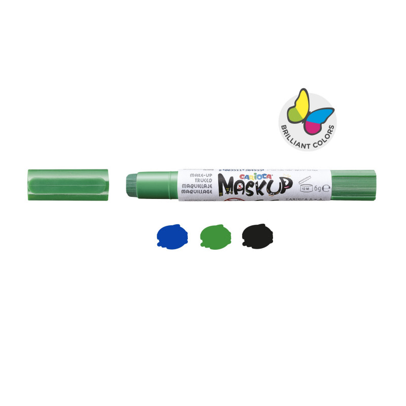 43051 - CARIOCA - Colori per la pelle MASK UP MONSTER 3 pz - Colores para la piel - Face paint - Peintures pour le visage 43051 - CARIOCA - Colori per la pelle MASK UP MONSTER 3 pz - Colores para la piel - Face paint - Peintures pour le visage