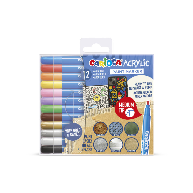Marcadores Acrílicos Paint...